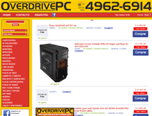 Tablet Screenshot of overdrivepc.com.ar